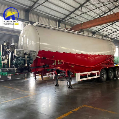 50 T Capacidade de carga ABS Opcional 2 eixo 3 eixo cimento Bulker cimento Tanker semi-reboque