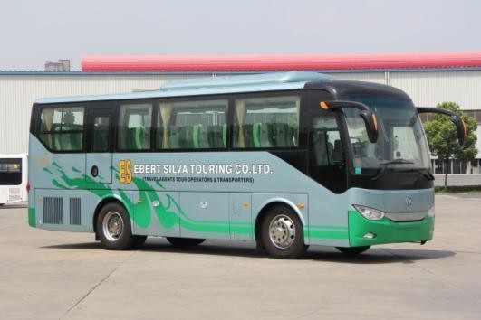 Transmissão manual 2023 40 lugares Ônibus Rhd LHD para África Uganda Zimbábue Zâmbia