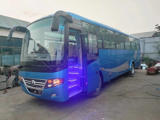 Autobus de autocarro usado de 60 lugares com certificação CCC e estrutura de dois andares