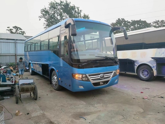 Autobus de autocarro usado de 60 lugares com certificação CCC e estrutura de dois andares