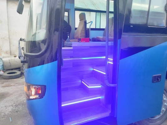 Autobus de autocarro usado de 60 lugares com certificação CCC e estrutura de dois andares