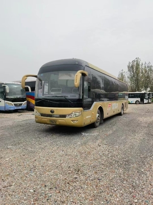 Autobus de autocarro usado de 60 lugares com certificação CCC e estrutura de dois andares